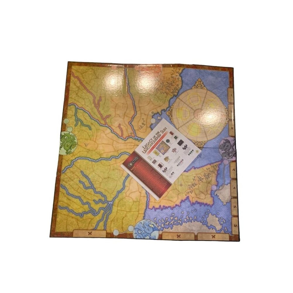 Legacy of the Unconquered Sun Game Replacement Game Board and Instructions Exalt